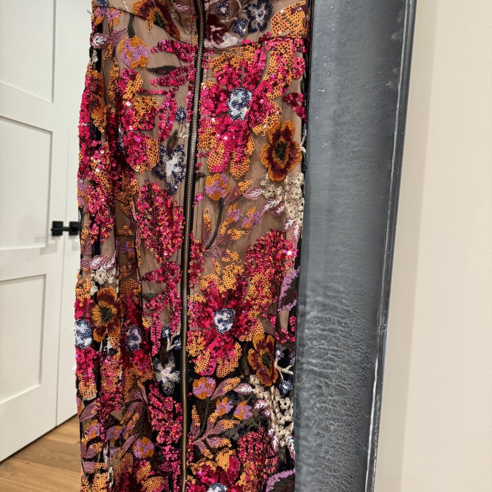 NEW!!! Dahlia Floral Sequins Maxi Dress - Picture 5 of 7